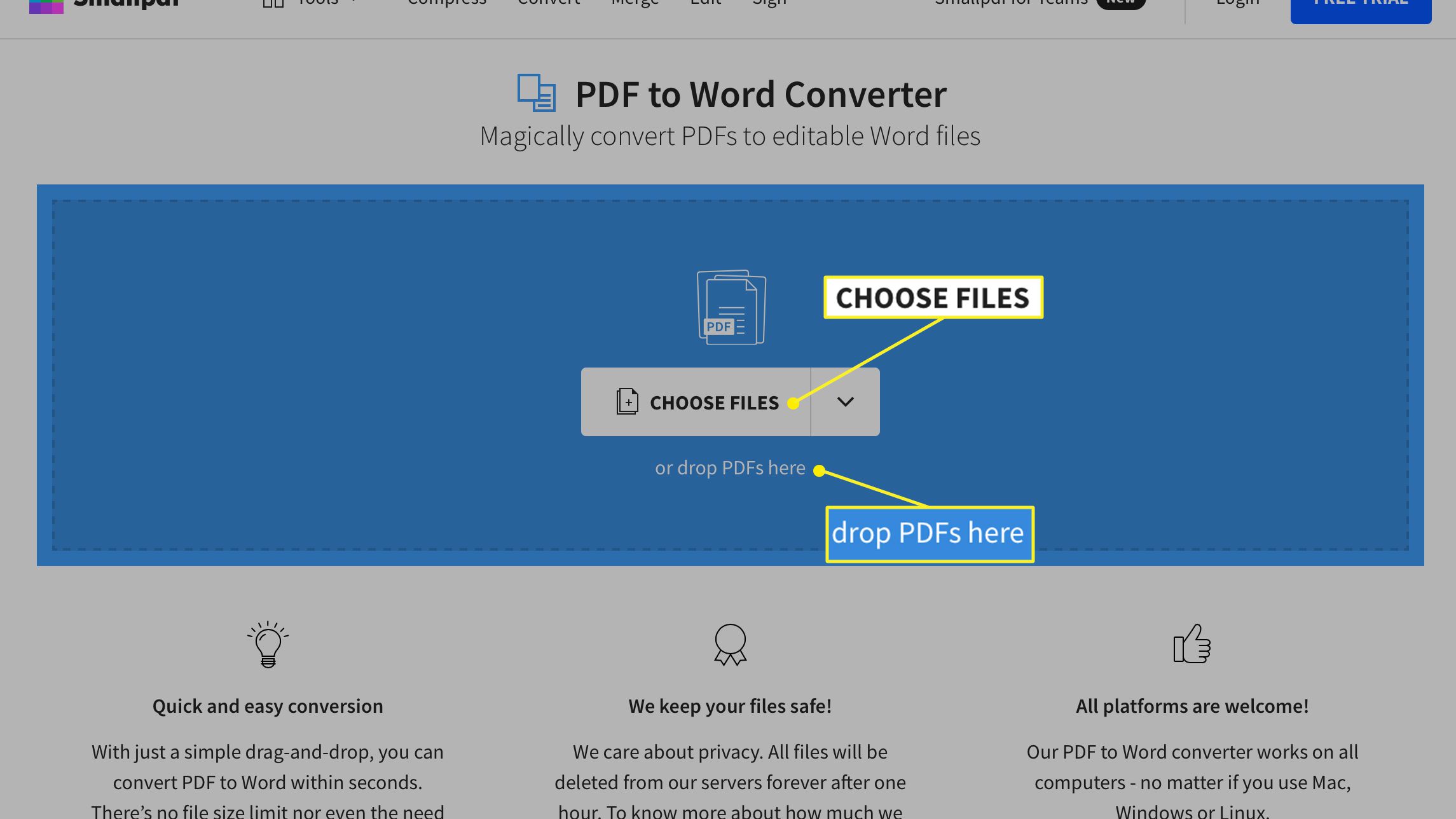 word for mac export to pdf